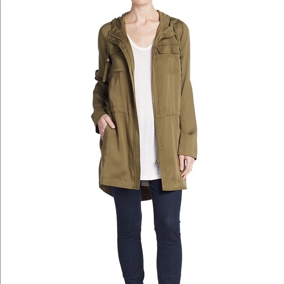Eileen Fisher Polished Tencel Hooded Anorak Jacket - Picture 4 of 12